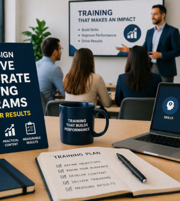 Corporate training session in progress